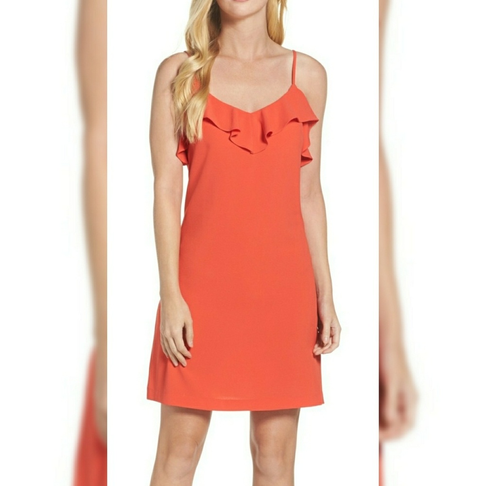 Isabella slip ruffle dress